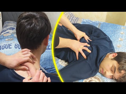 ASMR - Incredibly relaxing BACK  Massage | Neck Massage