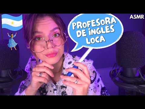 ASMR Roleplay Argentino 🇦🇷  Profesora de inglés se vuelve LOCA 🧉 Carol ASMR