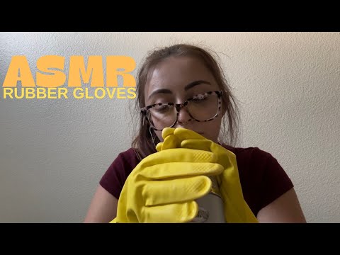 ASMR  Tingly Rubber Gloves *Crinkly*