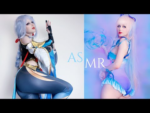 ♡ ASMR Genshin Girls Help You Relax ♡ Girlfriend RP 🌺 Shenhe & Kokomi Cosplay