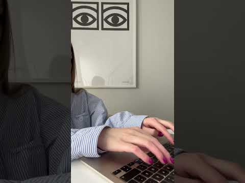 ASMR keyboard typing - study with me