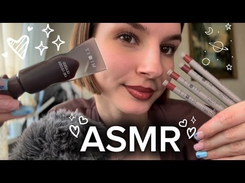 ASMR макияжи губ 💄💋 говорю про дружбу 🥹❤️‍🩹