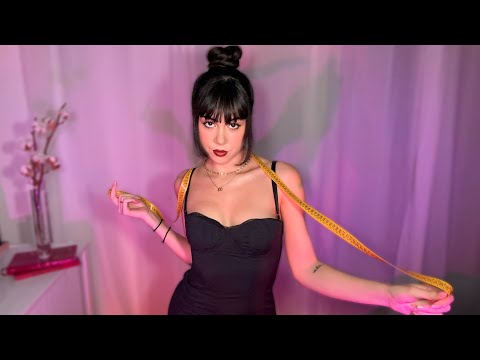 ASMR✂️Sastrería TOMÁNDOTE MEDIDAS para hacerte un traje! ROLEPLAY