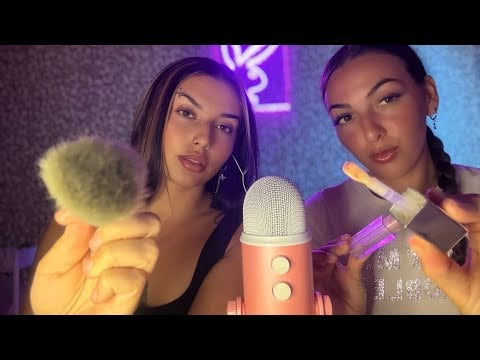 ASMR : TES MEILLEURES COPINES TE MAQUILLENT ft @Mathidouasmr 