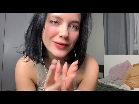 Your Girlfriend Does Your Makeup 💋 ASMR Whisper & Close Up