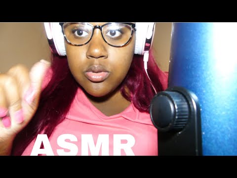 ASMR *wet mouth sounds & hand sounds & whispering + plucking | Janay D ASMR