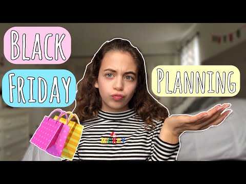 Black Friday planning!🛍🛒