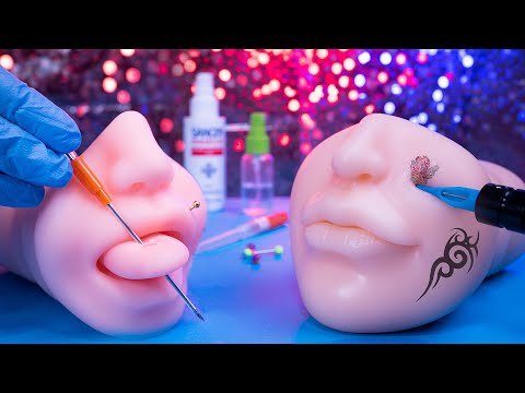 [ ASMR ] TATUAJE Y PIERCING REALISTICO | Tattoo shop roleplay | ASMR Español | Asmr with Sasha