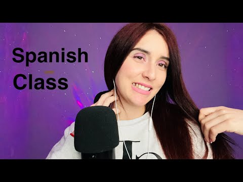 ASMR | Teaching you Spanish | Mouth Sounds