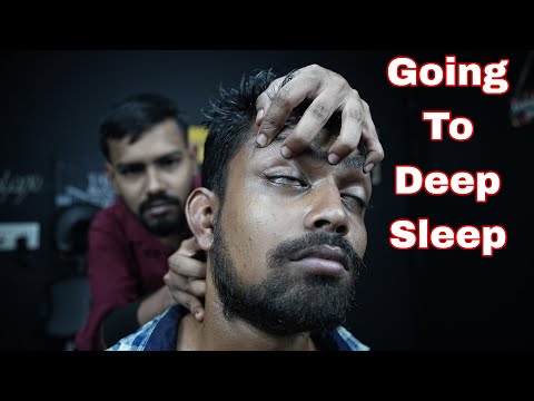 ASMR Head Massage For Deep Sleep | Head Scratching And Forehead Tapping ASMR | Neck Cracking Massage
