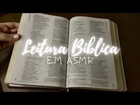 ASMR CRISTÃO | Lendo Lucas Até Você Dormir 🌙✨ (Parte 3)