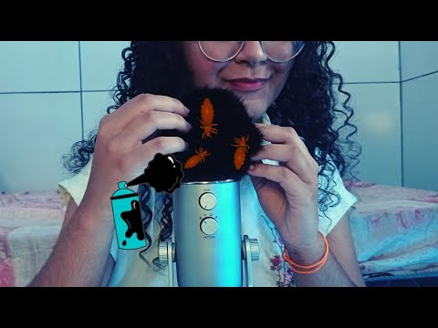 ASMR- Penteando e removendo PIOLHOS da sua cabeça/Cafuné/sons de boca