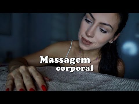 ASMR RELAXE PROFUNDAMENTE NESSE VÍDEO (sons de massagem, carinho, sussurros e atenção pessoal)