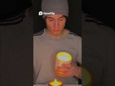 ASMR Bougie bien relaxante 🕯️ #challenge #visualtingle #asmr #tingles