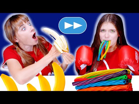 ASMR Most Popular Short Chalenges By LiLiBu (Fast VS Slow, Candy Battle)