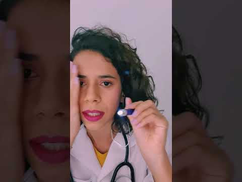 ASMR shorts | Exame dos nervos cranianos - durma em menos de 1 minuto