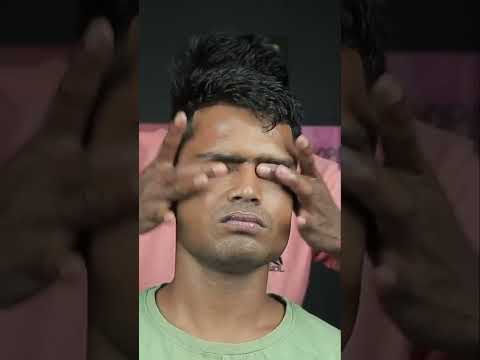 Very Satisfying Head Massage And Neck Crack With Lots Of Oil ASMR #shorts