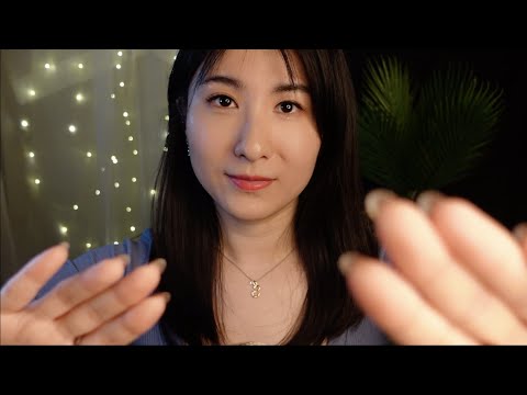 ASMR Face Touching, Brushing, and Massage ~Soft Spoken~