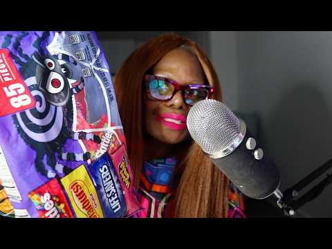 Assorted Candies And SWeet Gummies ASMR Eating Sounds