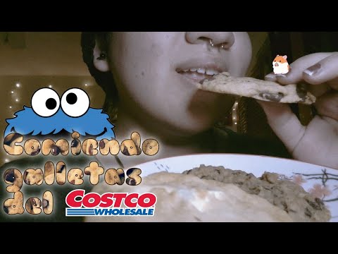 ASMR ♡ COMIENDO GALLETAS DEL COSTCO 🍪