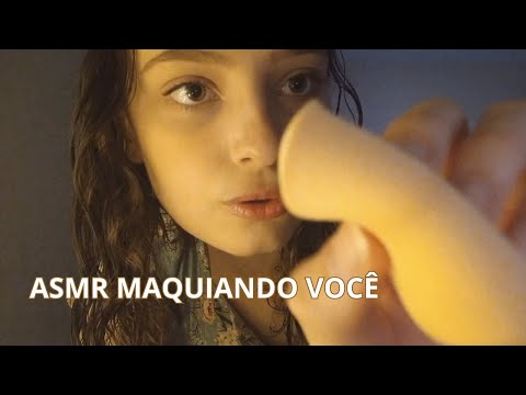 ASMR MAQUIANDO VOCÊ COM VOZ SUAVE ♥ Camila ASMR