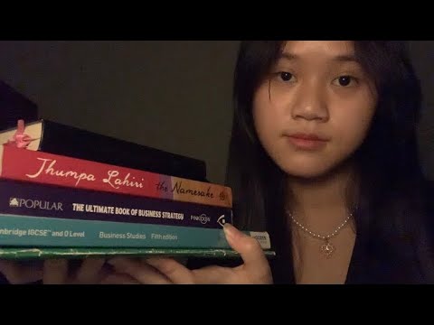 ASMR book tapping ( different textures and materials! )