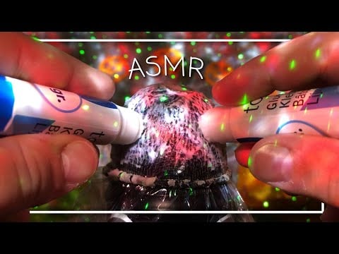 ASMR || 6 Different Plastic Brushing Triggers for a long and cozy sleep! 😴🍁 (No Talking)