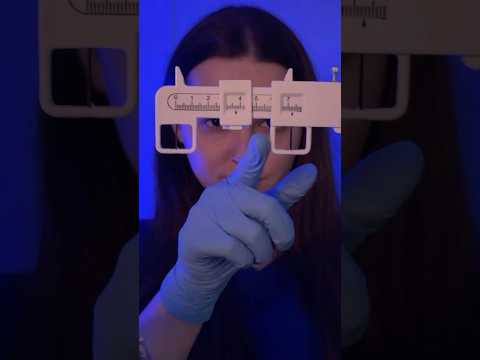 Face Measuring 👓✨ASMR #asmr #asmrshorts