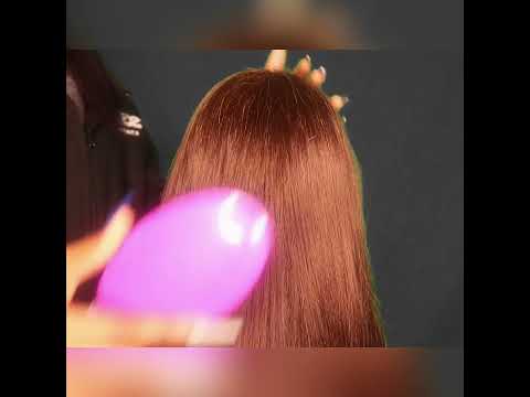 ASMR Hair Brushing (Crunchy Hair Sounds) #asmr #asmrshorts #shortsasmr #shorts #asmrhairbrushing