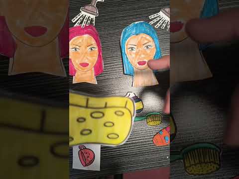 Maquillaje de papel ASMR super relajante 🩷💄 #asmr #makeup #roleplay #reels