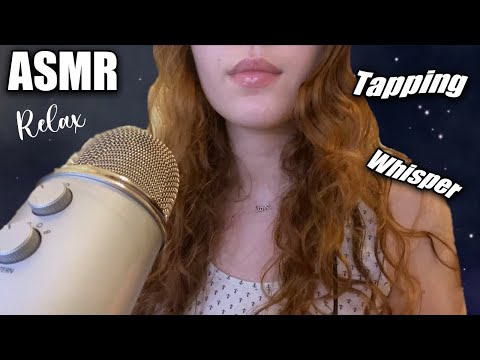 ASMR - Tapping, Whisper, Mic Scratching