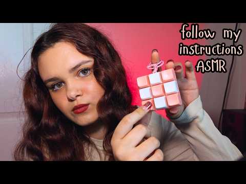 ASMR Follow My Instructions and Answer The Questions | ASMR for Focus🫧