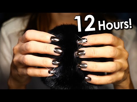 12 Hours Pure Head MASSAGE for Deep Sleep & Relax ASMR 😴 No Talking