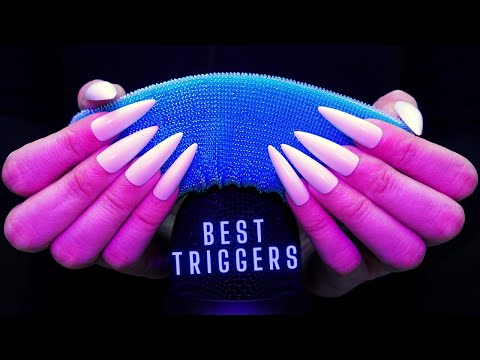 Asmr Sleep Triggers - Brain Melting Mic Scratching ,Tapping,Brushing & Massage -No Talking for Sleep