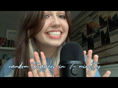 random triggers in 7 minutes ASMR