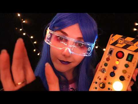 ASMR Cyberpunk Android Light Test