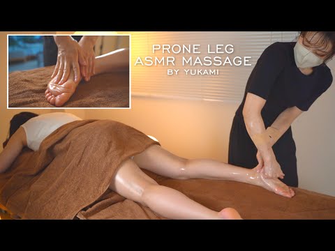 ASMR 👩🏻 Postpartum mom's tired leg, sole massage by Yukami｜オイルマッサージで産後ママの脚を流す美人セラピスト｜#NamiMassage