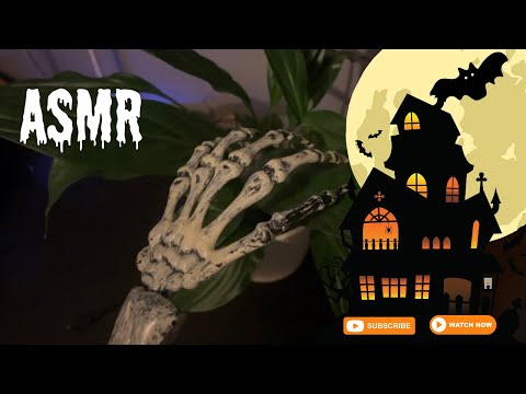 ASMR Boo! It’s Halloween 🎃 | Indoor Skeleton Hands (Camera Tapping & Scratching)