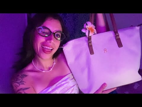 ASMR con chicle | que hay en mi mommy bag? ⭐️