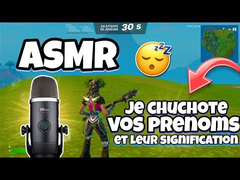 ASMR Français • JE CHUCHOTE VOS PRÉNOMS ET LEURS SIGNIFICATIONS TOUT PROCHE DU MICRO 😴💤
