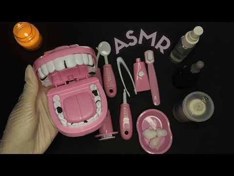 ASMR: DENTISTA LIMPANDO SEUS DENTES 🦷