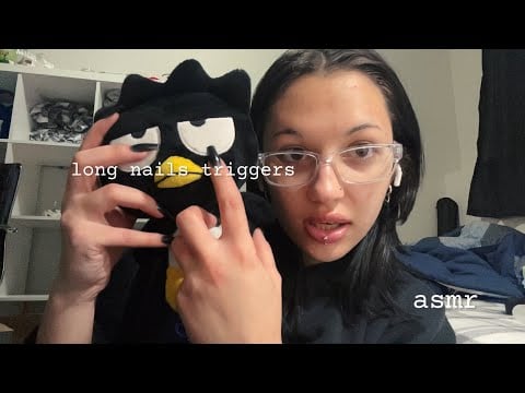 lofi long nails trigger assortment | tingles and vibes 🐒