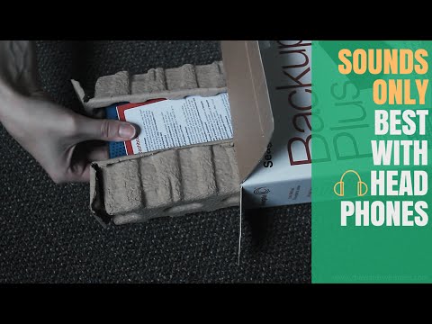 Quietly Unboxing My New 8 TB Hard Drive - ASMR No Talking