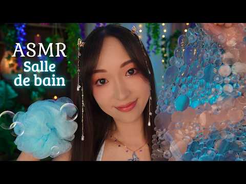 ASMR 1H 🛁 Les Sons Relaxants d'une Salle de Bain (Triggers, Eau, Mousse...)🧴🌸