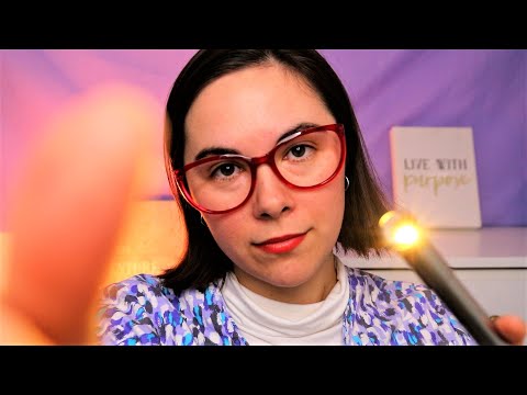 Orbital Medical Exam.. Light Sensitivity.. Eye Tests.. ASMR 👩🏻‍⚕️