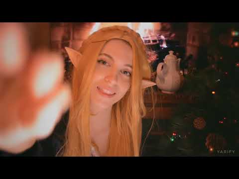 ASMR 💖 ZELDA te ayuda a dormir antes de la cena real 🎄 [Roleplay ESP]