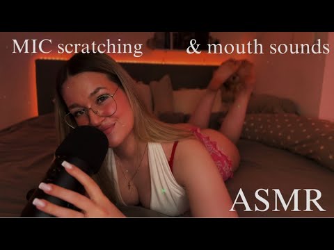 Intimate ASMR on My Bed | Mic Scratching & Mouth Sounds 🫦 for Ultimate Relaxation