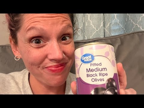 ASMR Chatting & Eating Black Olives 🫒 Soft Spoken Ramble