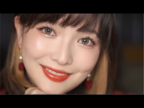 【ASMR】 MAKE UP TENDERLY | 温柔低语 画个开年桃花妆~ 助眠向 |  酱酱的治愈屋