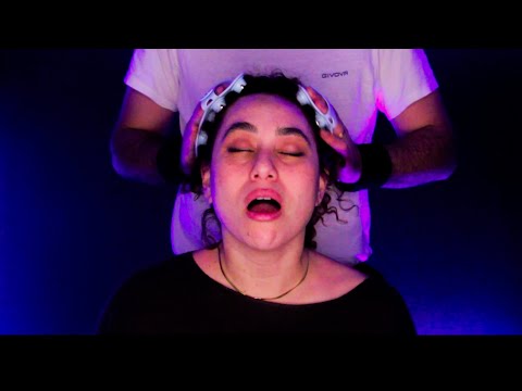 ASMR MASSAGEM INDIANA NA CABEÇA SATISFATÓRIA | MANNU ASMR